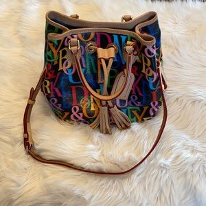 Medium size Dooney & Bourke colorful bag